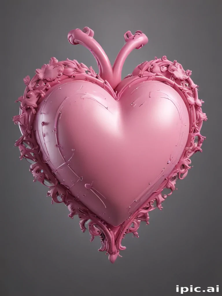 heart png pink