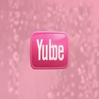 pink youtube logo