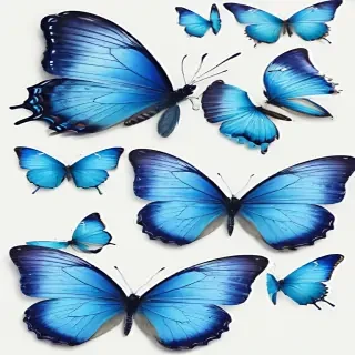 blue butterfly png