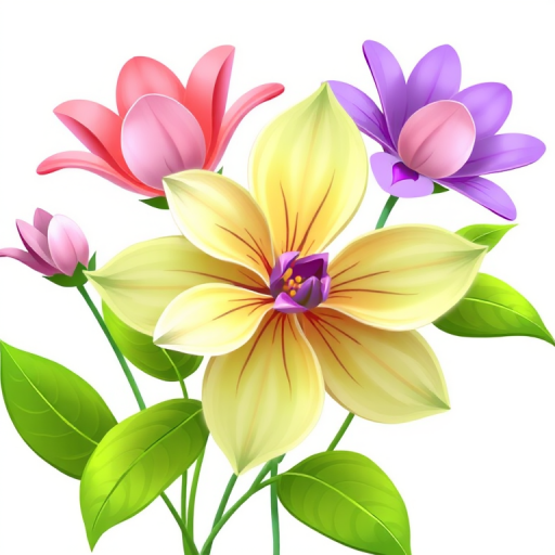 transparent background flower clipart