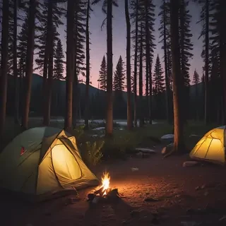 camping background pic