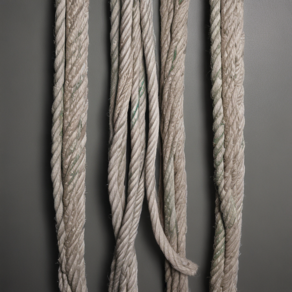 Two Rope By Side two seperate ropes side by side