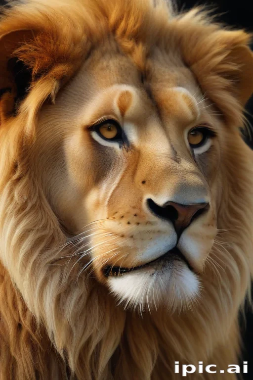 transparent lion