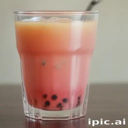 boba tea background