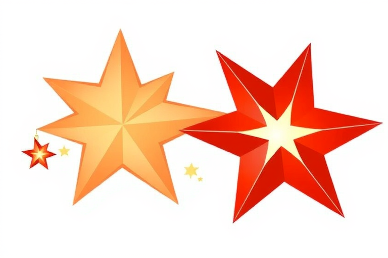 christmas star clipart free