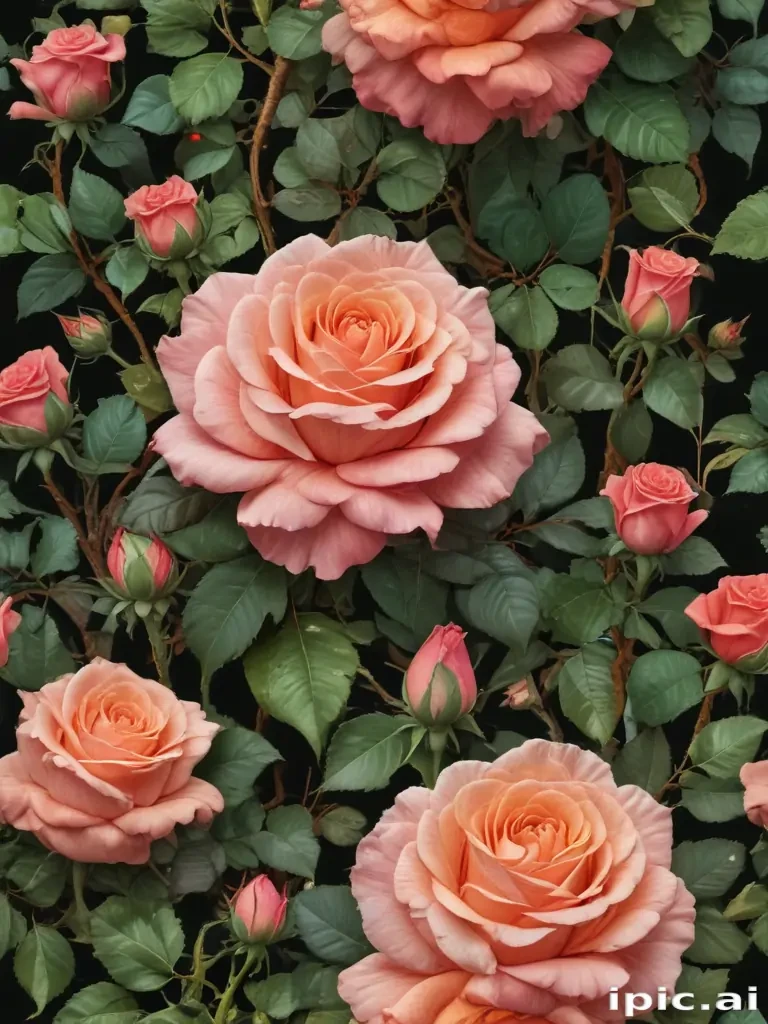 rose border