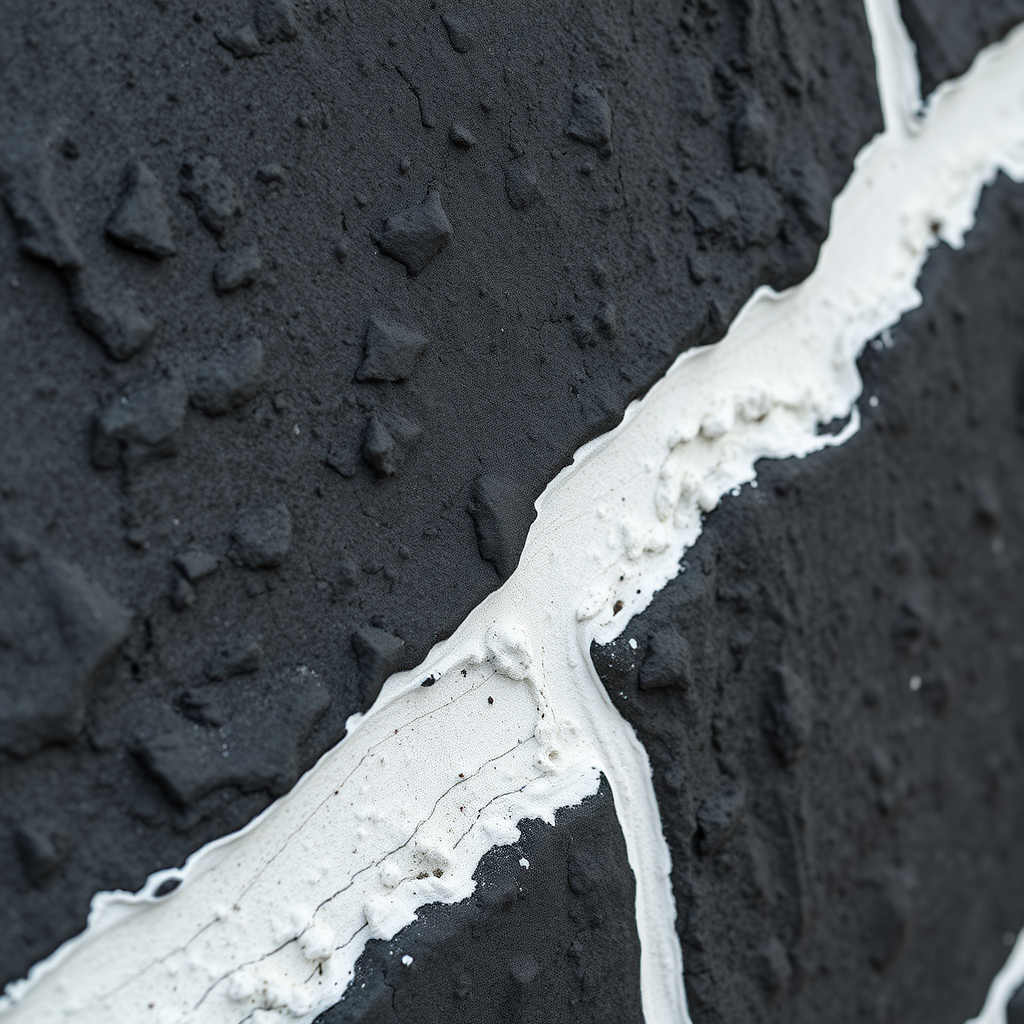 High-resolution image of a textured black stone wall with white mortar, captured with a DSLR camera at f/8 aperture, ISO 100, 1/60 shutter speed, with a macro lens for detailed close-up, top-down view, natural lighting.