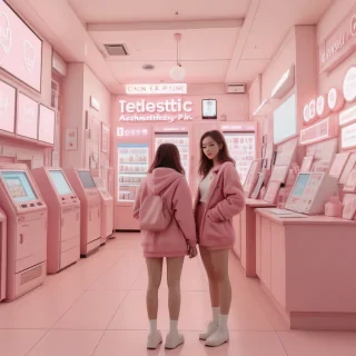 cute aesthetic pink