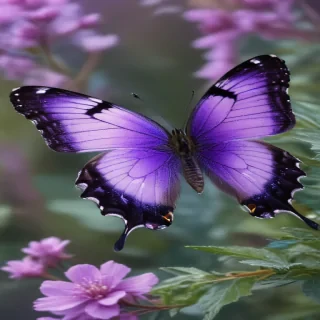 purple butterfly images
