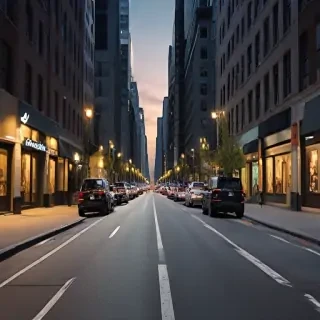city street background