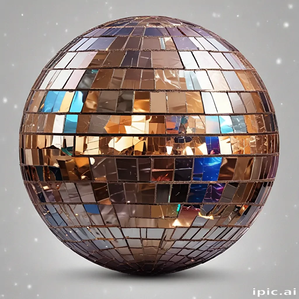 transparent background disco ball png