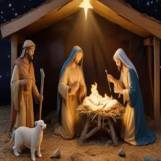 merry christmas nativity images free