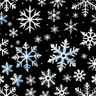 snowflakes transparent background