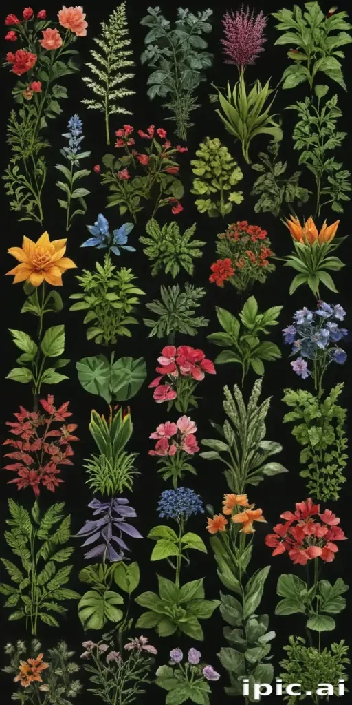 plants transparent background