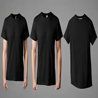 black tee shirt mockup