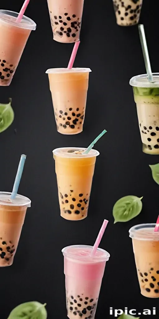 bubble tea background