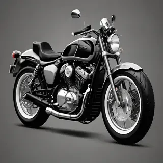 motorcycle clipart black and white