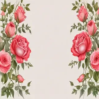 rose border png