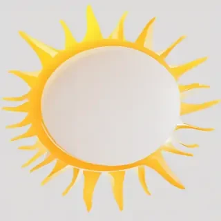 sun clipart transparent