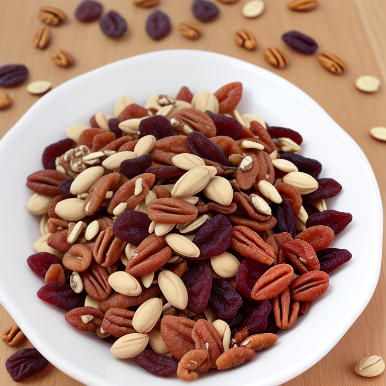 dried fruit and nut mix
