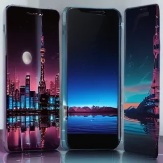 cool neon wallpapers iphone