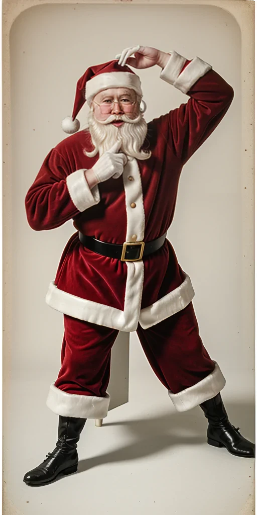 images of vintage santa