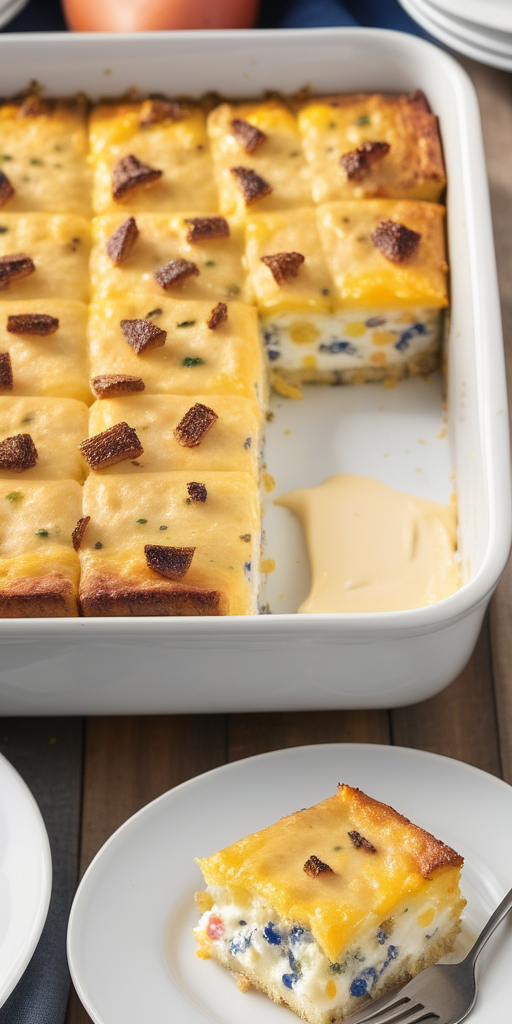 breakfast casserole with cream cheese