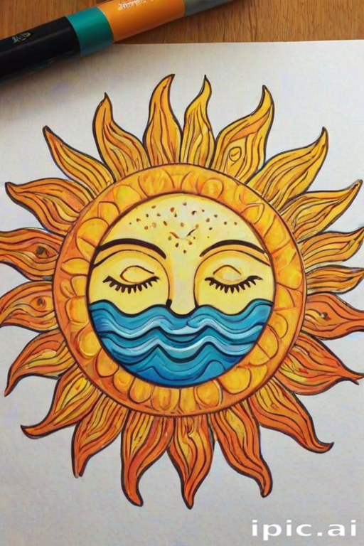 sun doodle