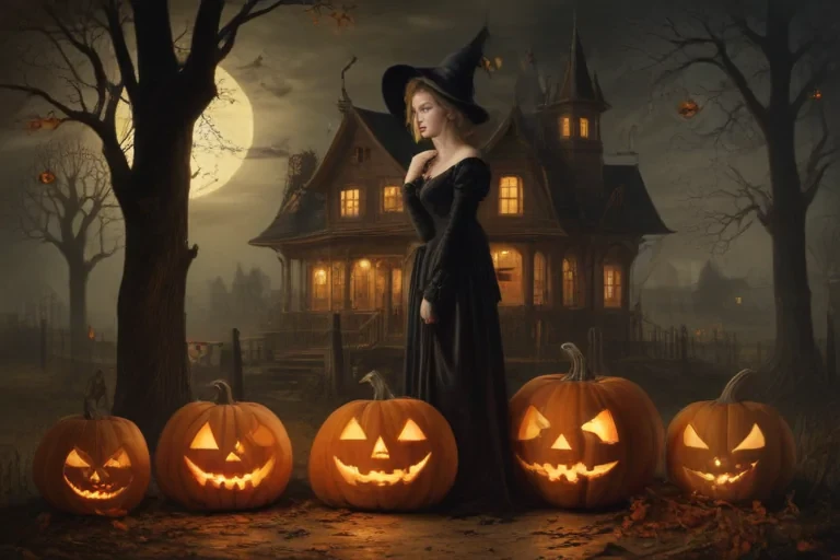public domain vintage halloween art