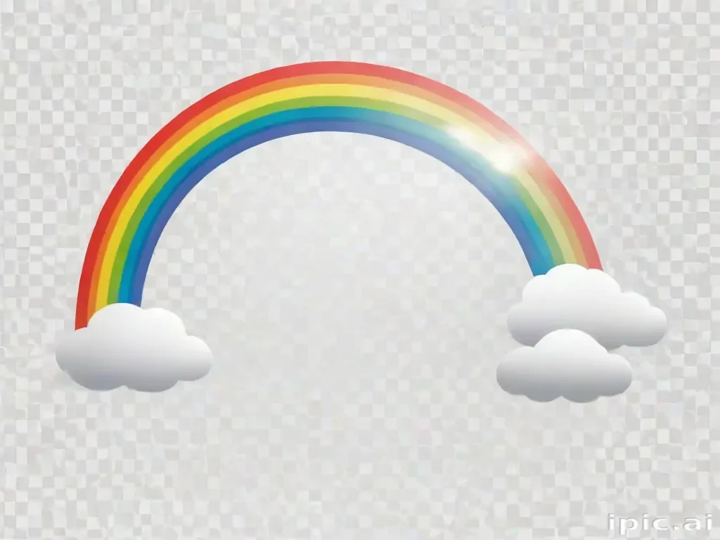 rainbow transparent background
