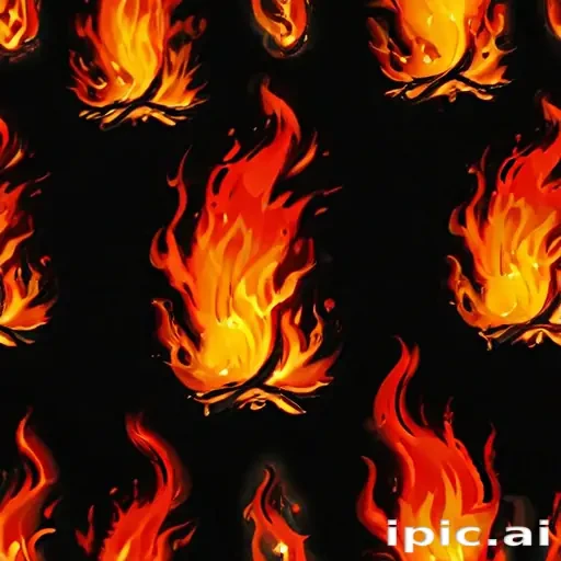 background on fire