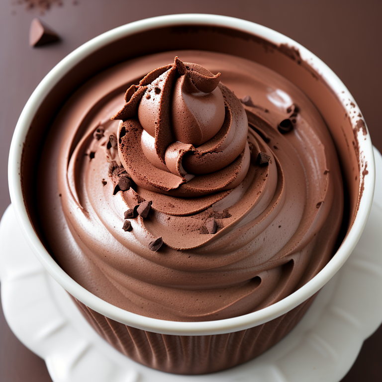 old fashioned chocolate icing with cocoa powder