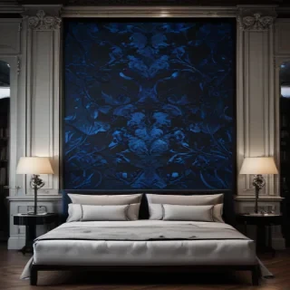 dark wallpaper blue