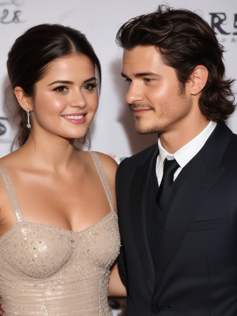 orlando bloom and selena gomez