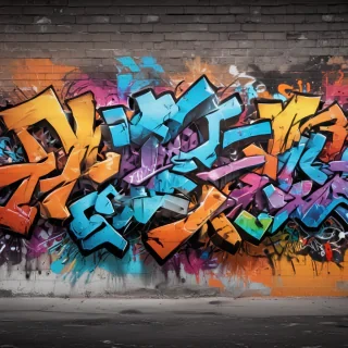 graffiti art background