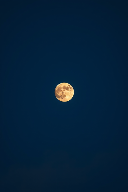 Capture a high-resolution image of a full moon in a clear night sky, using a DSLR camera with a 200mm lens, aperture set to f/8, ISO 100, shutter speed of 1/250s, in landscape orientation, and ensure a clean background with minimal light pollution.