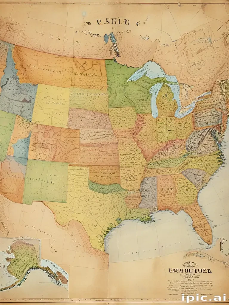 map of the united states of america