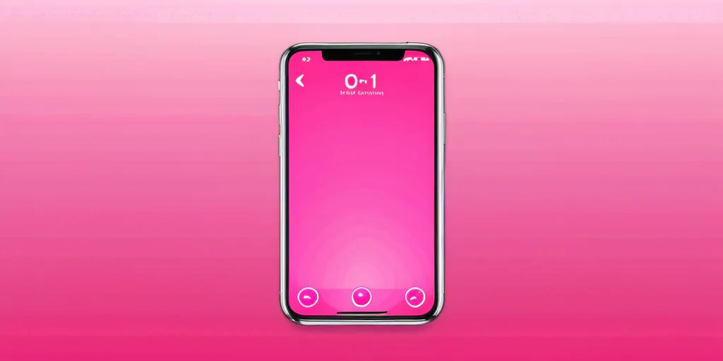 pink home screen