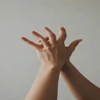 hands reaching