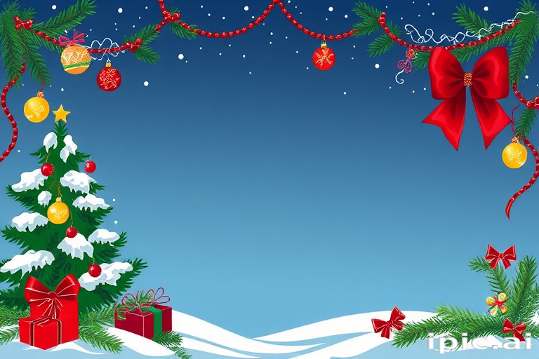 christmas clip art frames