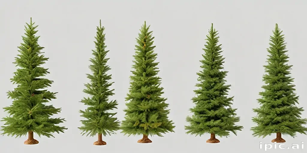 christmas trees transparent background