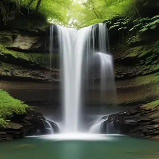 water fall wall paper