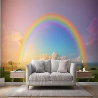 aesthetic rainbow wallpaper