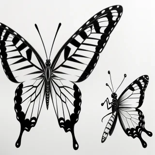 butterfly pics drawing