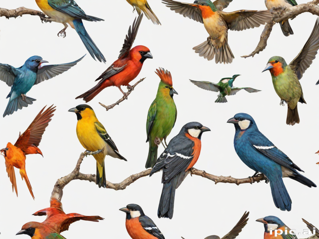 birds transparent background