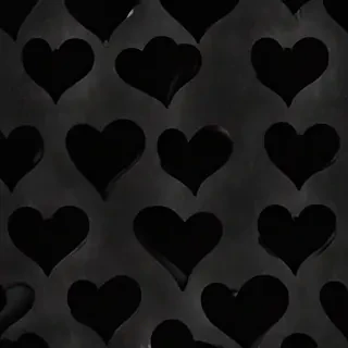 black wallpaper heart