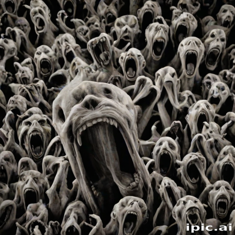 screaming background