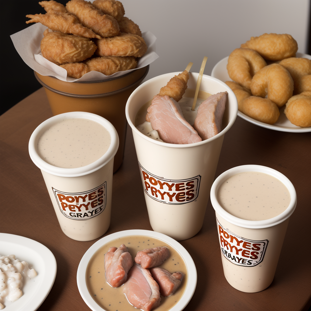 does popeyes gravy have pork