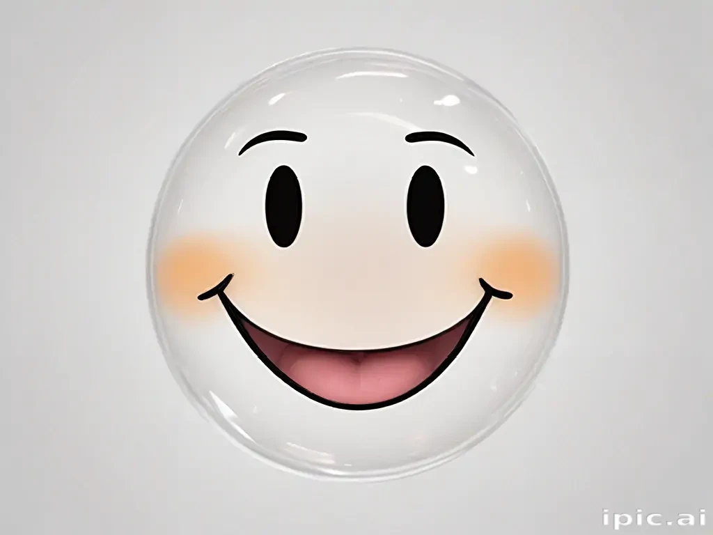 transparent happy face