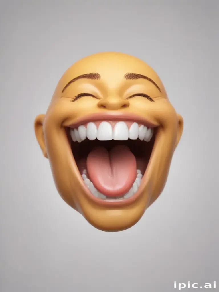 laugh emoji transparent background